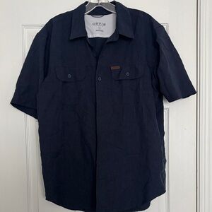 Orvis Navy Short-Sleeve Button-Down